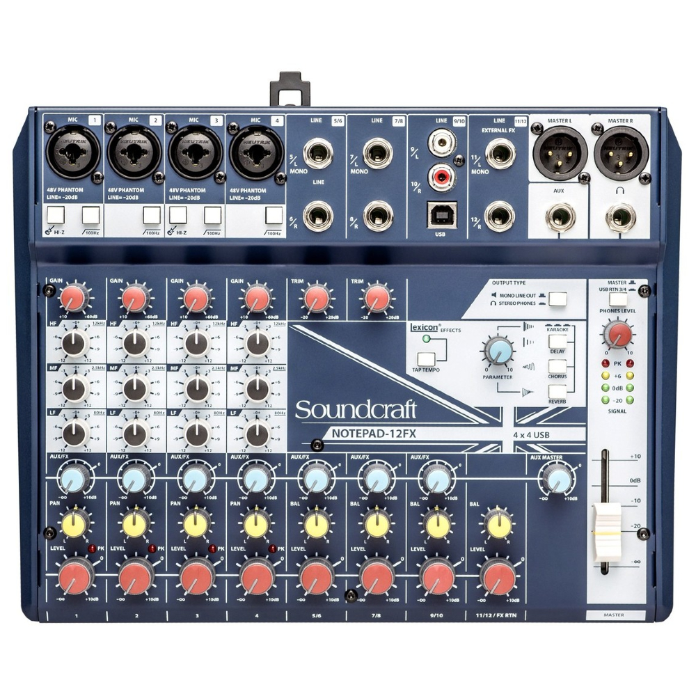 Mesa Mistura Soundcraft NOTEPAD - 12FX